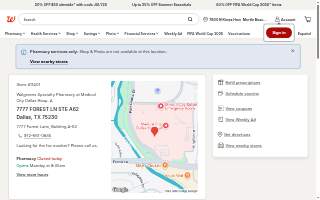 Walgreens Specialty Pharmacy at Medical City Dallas Hosp. A website