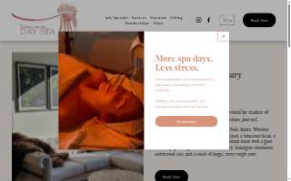 Spa Day Luxe website