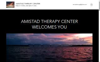 Amistad Therapy Center website