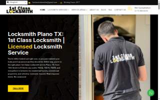 1st Class Locksmith website