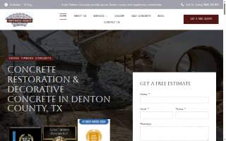 Cross Timbers Concrete LLC website
