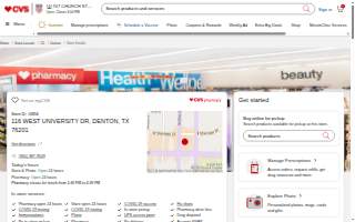 CVS website