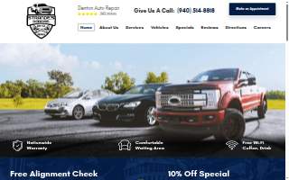 Strandes Garage website