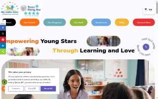My Little Stars Learning Center website
