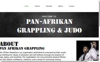 Pan-Afrikan Grappling and Judo website