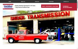 Snider Transmission of Dickinson website