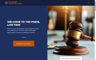 The Poehl Law Firm, PLLC website