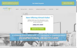 WellNow Health website