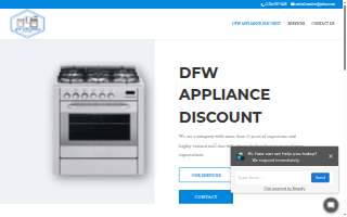 DFW Appliance Discount website