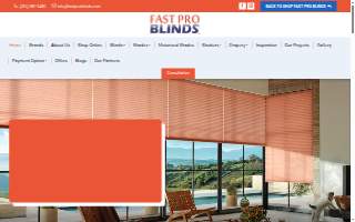 Fast Pro Blinds website