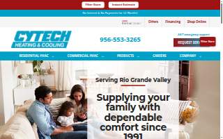 Cytech Heating & Cooling website