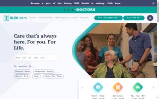 DHR Health Family Medicine Clinic website