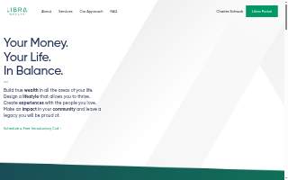 Libra Wealth Consultants website