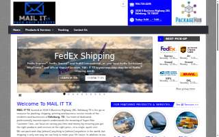 Mail IT TX website