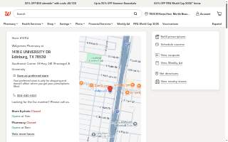 Walgreens Pharmacy website