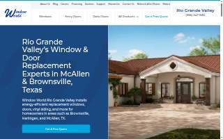 Window World Rio Grande Valley website