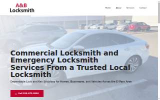 A&B Locksmith website