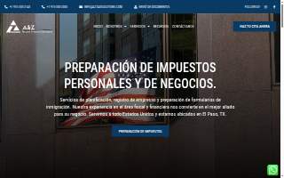 A&Z Tax And Financial Solutions website