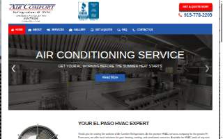 Air Comfort Refrigeration & HVAC LLC. website