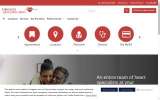 Cardiology Care Consultants - North Mesa website