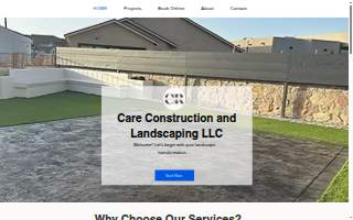 Care Construction and Landscaping LLC website
