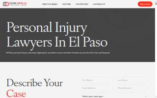 Cesar Ornelas Injury Law | Personal Injury Lawyer El Paso website