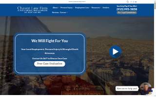 Chavez Law Firm website