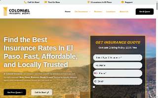 Colonial Insurance Agency website