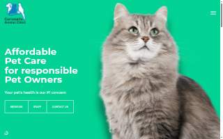 Coronado Animal Clinic website