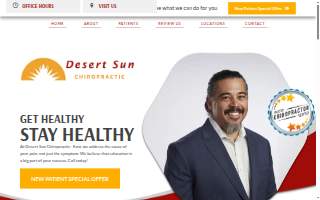 Desert Sun Chiropractic - East website
