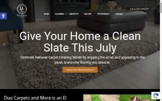 Diaz Carpets and More website