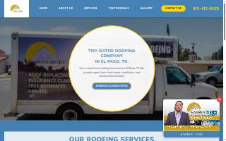 Done Right Roofing & Construction website