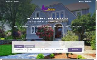 Golden Real Estate website