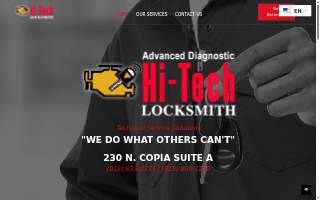 Hi-Tech Locksmith website