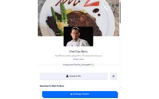 Keeping It P.C., Personal Chef Service website