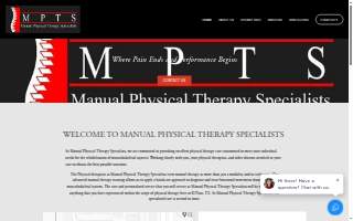 Manual Physical Therapy Specialists website