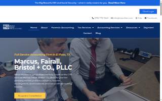 Marcus, Fairall, Bristol + Co., PLLC website