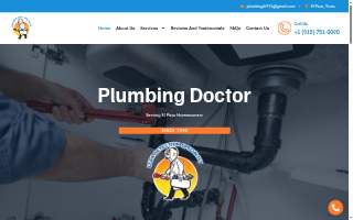 Plumbing Doctor website