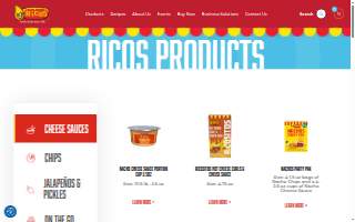 Ricos Cleaning Solution website