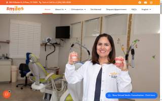 Smiles Orthodontics website