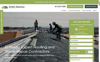 Smith & Ramirez Roofing website