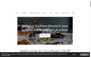 Southern Stuff Catering Services website