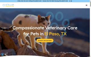 Stellar Veterinary Clinic - Dyer Street Location website