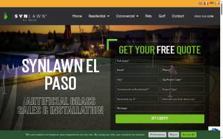 SYNLawn El Paso website
