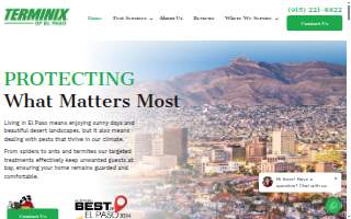 Terminix of El Paso website