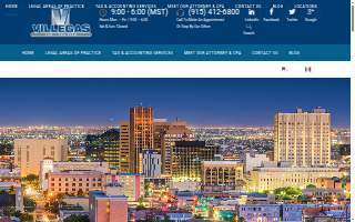 Villegas Law & CPA Firm website