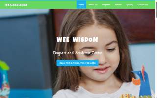 Wee Wisdom Daycare & Academic Center website