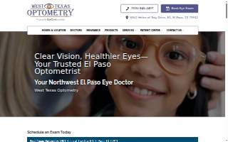West Texas Optometry website