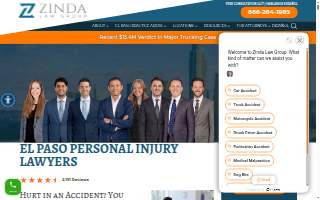 Zinda Law Group website