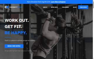 CrossFit Ellis website